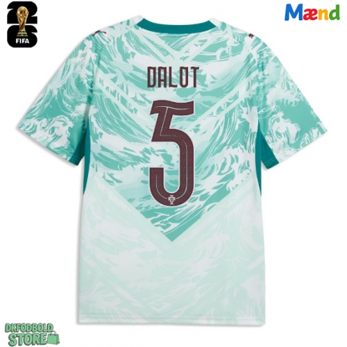Portugal Diogo Dalot #5 Replika Udebanetrøje VM 2026 Kortærmet